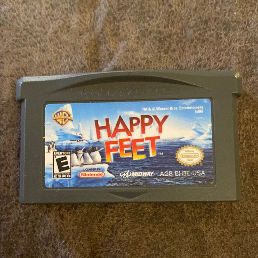 *3 for $10* Happy Feet for GameBoy Advance - Used